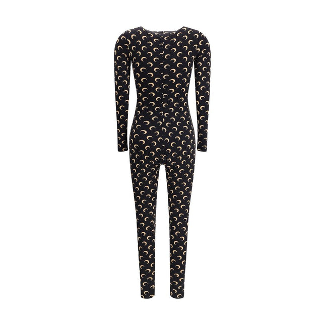 Marine Serre Brown Polyamide Jumpsuit
