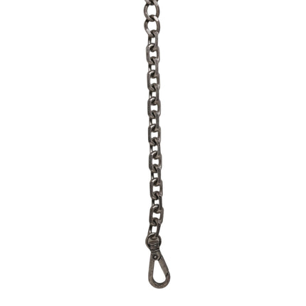 Dolce & Gabbana Silver Tone Heavy Chain Link Signature DG Logo Bracelet