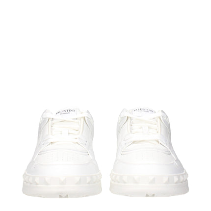 Valentino Garavani White Leather Sneakers