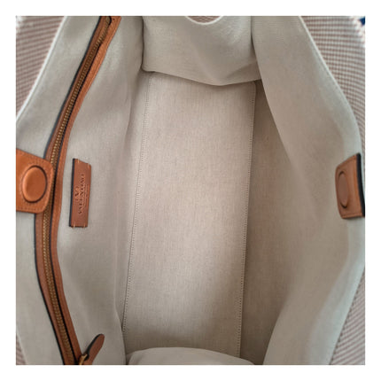 Valentino Garavani Beige Fabric Handbag