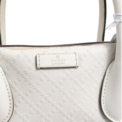 Gucci Medium Diamante Leather Boston Bag