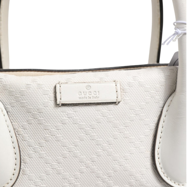 Gucci Medium Diamante Leather Boston Bag