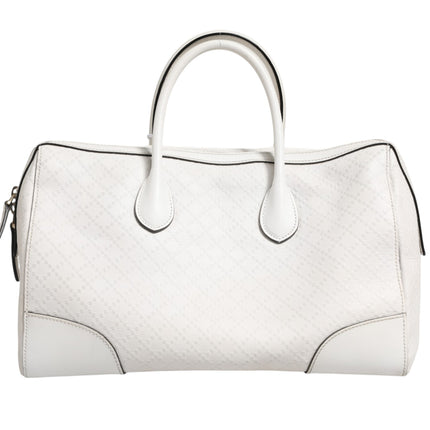 Gucci Medium Diamante Leather Boston Bag