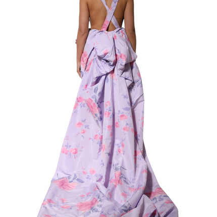 Philosophy di Lorenzo Serafini Multicolor Floral Runway Maxi Dress