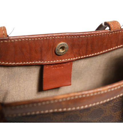 Celine Macadam Canvas Shoulder Tote Bag