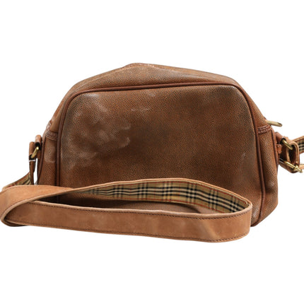 Burberry Brown and Gold Crossbody Bag