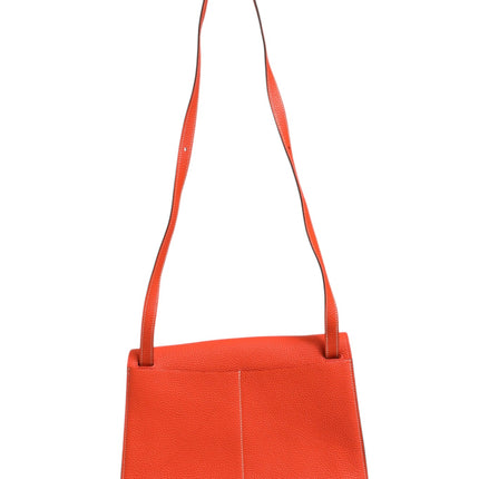 Hermès Rouge Casaque Clemence Halzan 31 Palladium Hardware