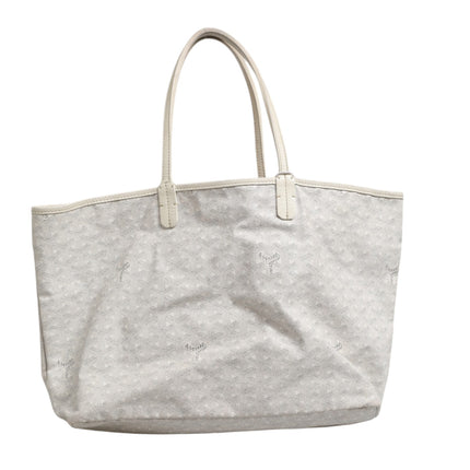 Saint Louis PM Tote Bag in Goyardine Canvas White