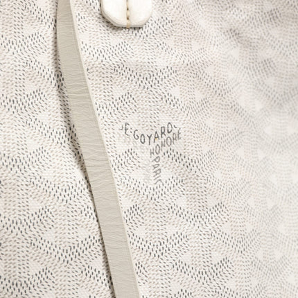 Saint Louis PM Tote Bag in Goyardine Canvas White