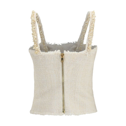 Balmain Beige Polyester Blouse
