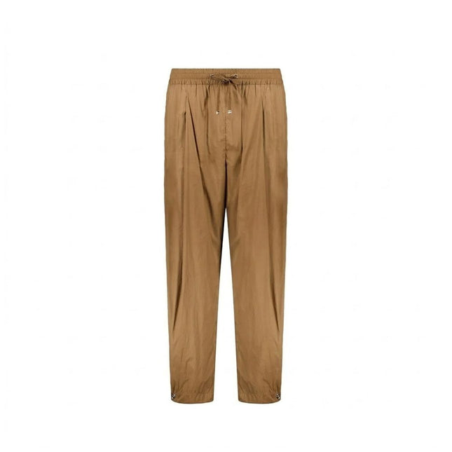 Herno Brown Elastane Casual Pants