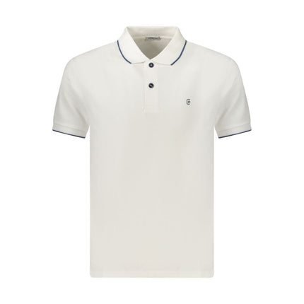 Coveri Moving Bianco Cotton Men Polo