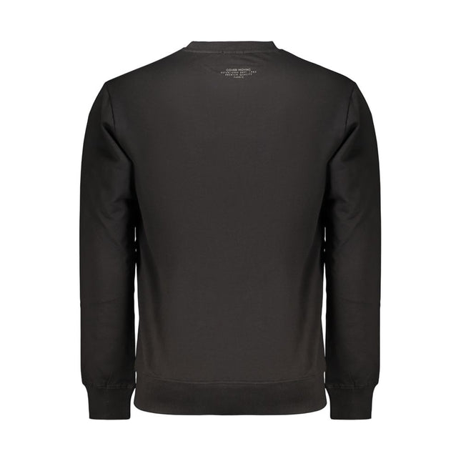 Coveri Moving Black Cotton Men's Sweatshirt