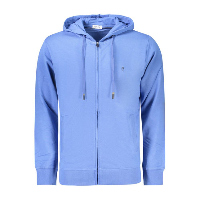 Coveri Moving Blue Cotton Men's Sweatshirt