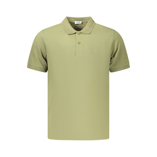 Coveri Moving Green Cotton Men's Polo