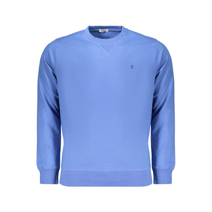 Coveri Moving Blue Cotton Men's Sweatshirt