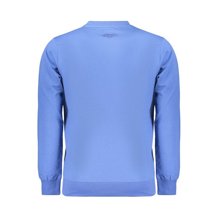 Coveri Moving Blue Cotton Men's Sweatshirt