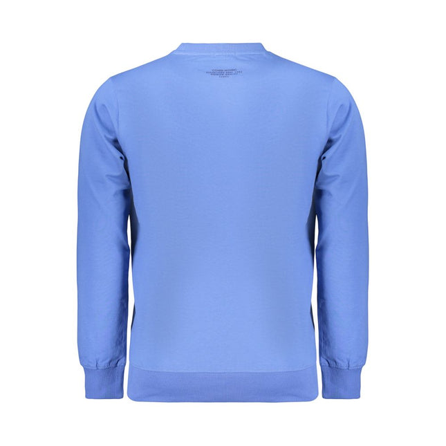 Coveri Moving Blue Cotton Men's Sweatshirt