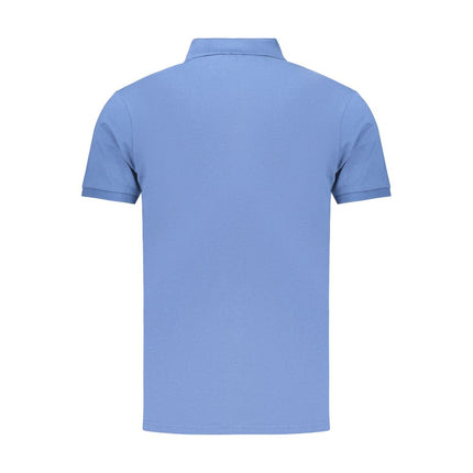 Coveri Moving Blue Cotton Men's Polo Shirt