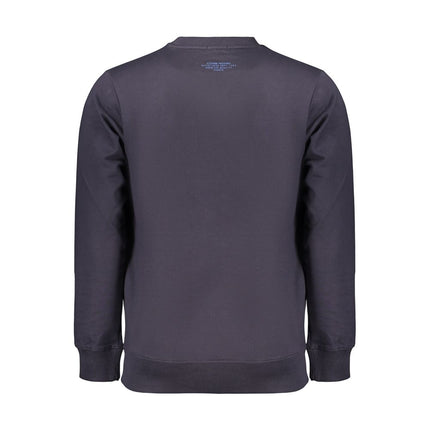 Coveri Moving Blue Cotton Men's Sweatshirt