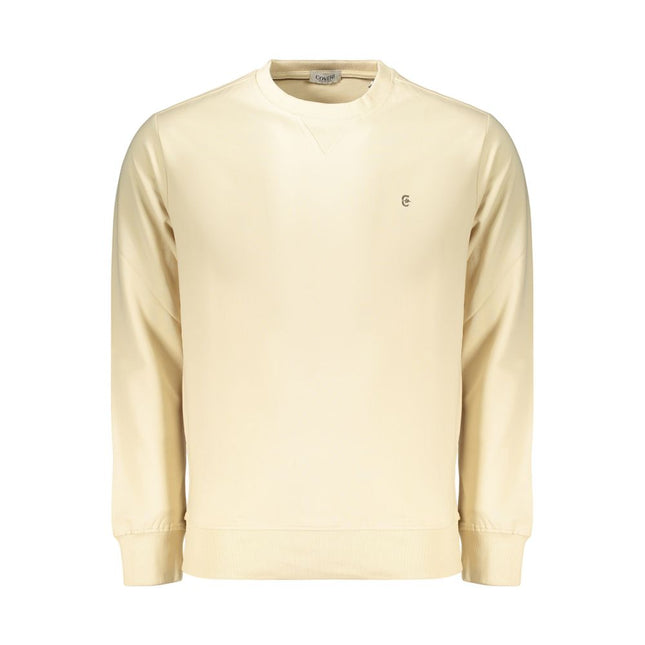 Coveri Moving Beige Cotton Men's Sweatshirt