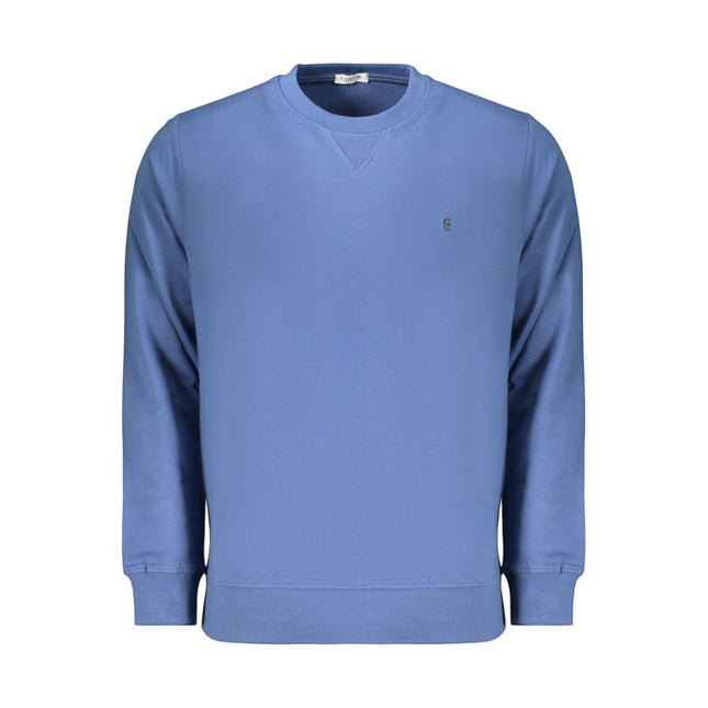 Coveri Moving Blue Cotton Men's Sweatshirt