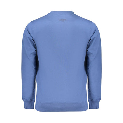 Coveri Moving Blue Cotton Men's Sweatshirt