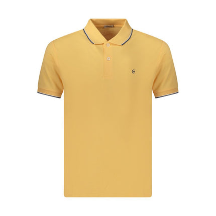 Coveri Moving Orange Cotton Men's Polo Shirt