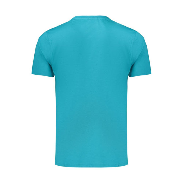Coveri Moving Azzurro Cotton Men's T-Shirt
