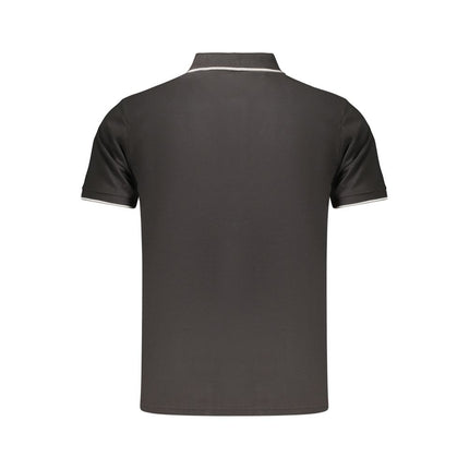 Coveri Moving Black Cotton Men's Polo