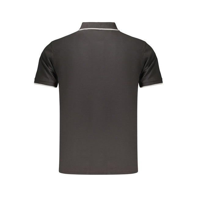 Coveri Moving Black Cotton Men's Polo
