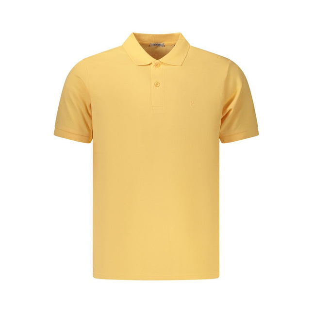 Coveri Moving Orange Cotton Men's Polo Shirt