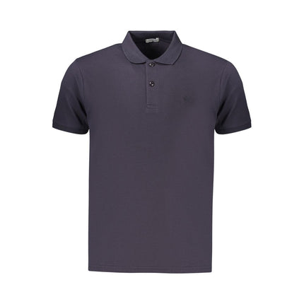 Coveri Moving Blue Cotton Men's Polo