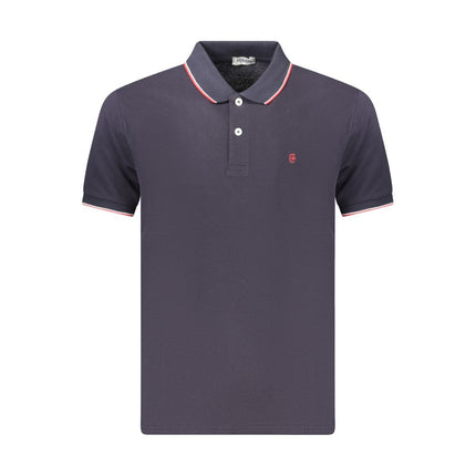 Coveri Moving Blue Cotton Men's Polo