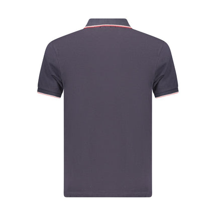 Coveri Moving Blue Cotton Men's Polo
