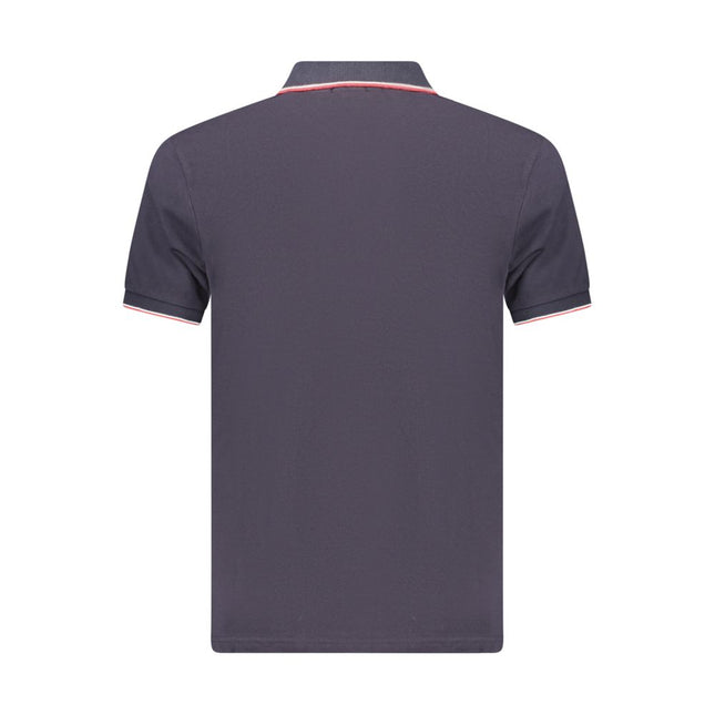 Coveri Moving Blue Cotton Men's Polo