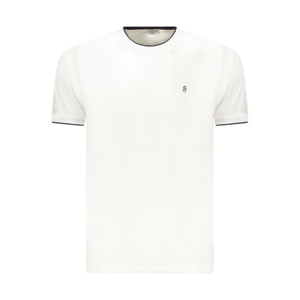 Coveri Moving White Cotton Men's T-Shirt