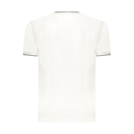 Coveri Moving White Cotton Men's T-Shirt