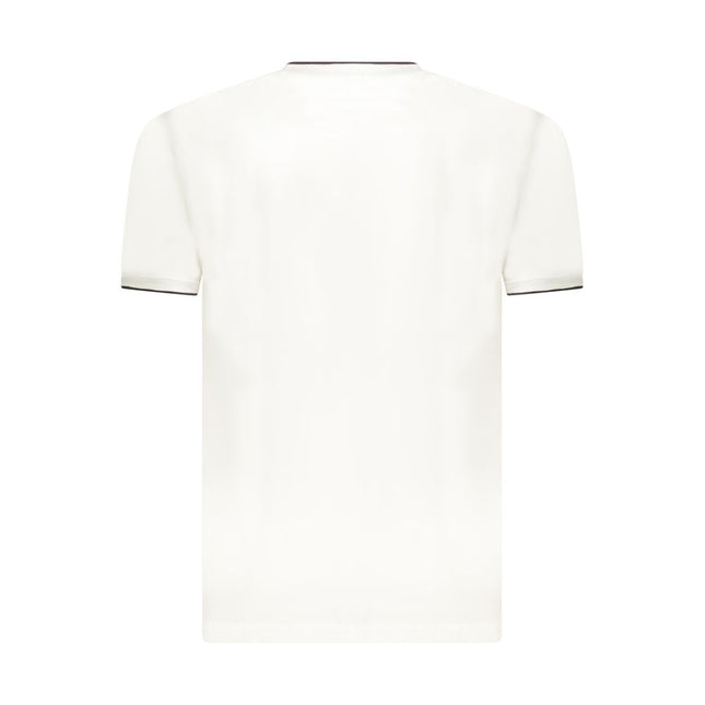 Coveri Moving White Cotton Men's T-Shirt