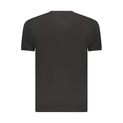 Coveri Moving Black Cotton Men's T-Shirt