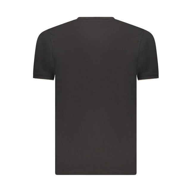 Coveri Moving Black Cotton Men's T-Shirt