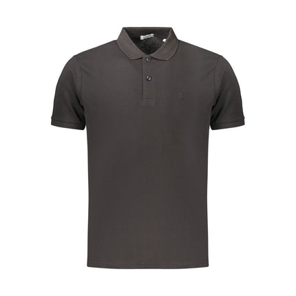 Coveri Moving Black Cotton Men's Polo Shirt