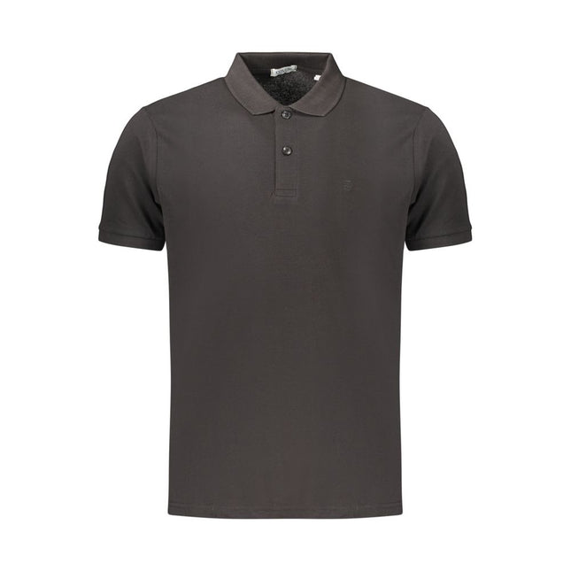 Coveri Moving Black Cotton Men's Polo Shirt