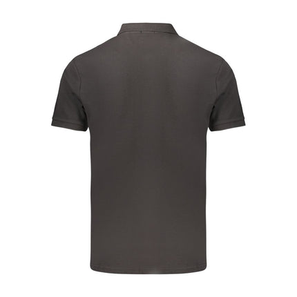Coveri Moving Black Cotton Men's Polo Shirt