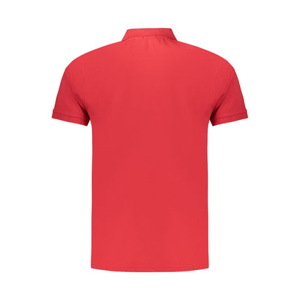 Coveri Moving Red Cotton Men's Polo