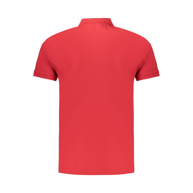 Coveri Moving Red Cotton Men's Polo