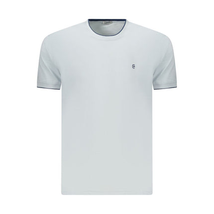 Coveri Moving Azzurro Cotton Mens TShirt
