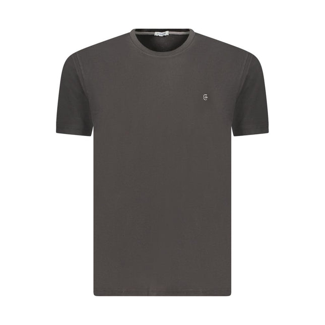 Coveri Moving Black Cotton Men's T-Shirt
