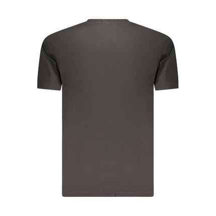 Coveri Moving Black Cotton Men's T-Shirt