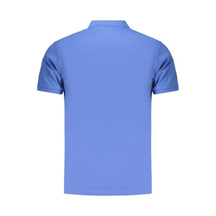 Coveri Moving Blue Cotton Men's Polo Shirt